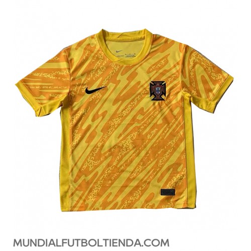 Camiseta Portugal Portero Segunda Equipación Replica Eurocopa 2024 mangas cortas